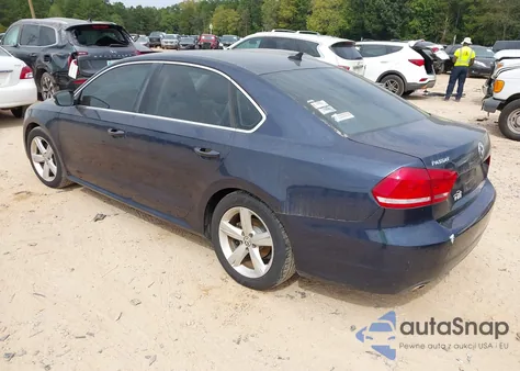 2013 Volkswagen Passat 2.5L Se from USA, damaged, VIN 1VWBP7A31DC140243